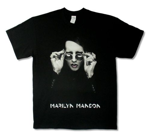 Marilyn manson specs tour 2015  black t-shirt new official adult men&#039;s for sale