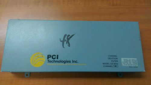 PCI Technologies CD-9002-W Deletion Filter Ch 48/750MHZ 367 . 25-371 . 75MHZ
