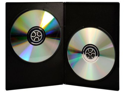 Double DVD Cases  - (lot of 25) - Solid Construction *FREE SHIPPING*