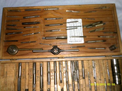 Vintage 90+ pc Tap and Die Set with Tap Extractors in Wooden Case PRICE REDUCED