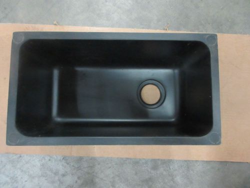 Black Industrial Sink, Drop-In,