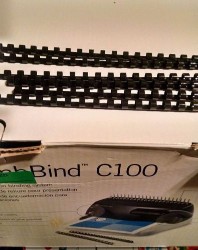 ( 500 pcs ) 3/8&#034; BLACK Plastic Comb Binding Spines (10mm) 19 Rings
