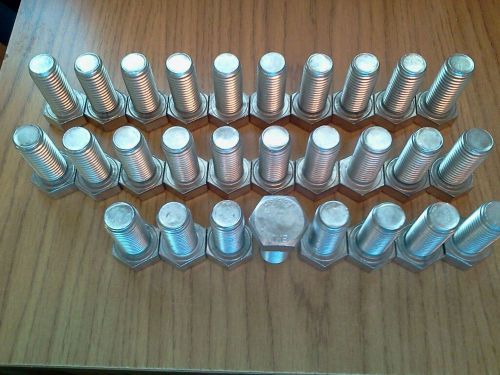 Sale 28 new pieces #3/4-10 x 1 3/4&#034; #f593d hex head machine screw bolt stainless for sale