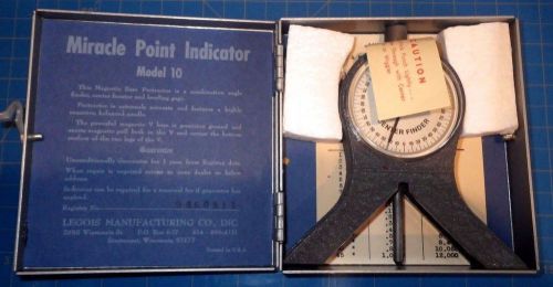 Miracle Point Magnetic Base Center Finder Angle Indicator Protractor Model 10