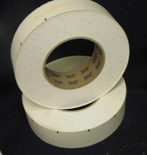 PRICETAG TAPE/ ADHESIVE BACK,SECTIONED 2&#034; WIDE X 2 1/4&#034; SECTIONS /APROS 45&#039; ROLL