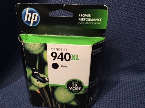 HP 940XL BLACK ~ Printer Ink Cartridge ~ November 2014 C4906AN ~ NEW In Box
