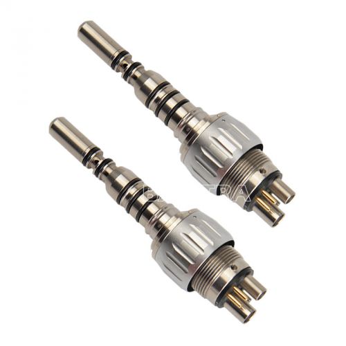 2X Dental Being Fiber Optic KAVO Quick Coupler Connector 6 Holes for Handpiece