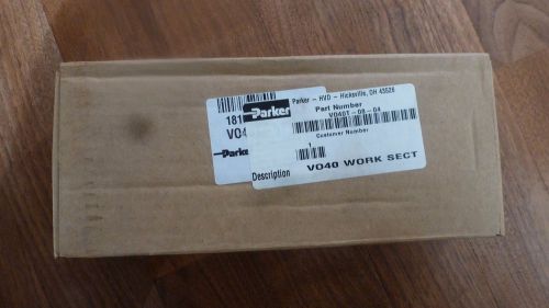 Parker VO40T-08-04, VO40 Work Sect , Directional Control Valve  *New Old Stock