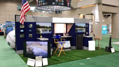 20ft long nice trade show booth for sale