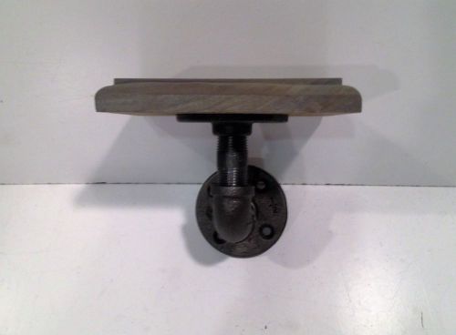 Mini Shelf made with Industrial pipe (Pick your own stain and routed edge)