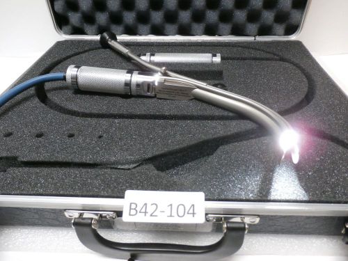 MERCURY Medical UpsherScope Ultra Fiberoptic Laryngoscope W-Handles,Cable &amp; Case