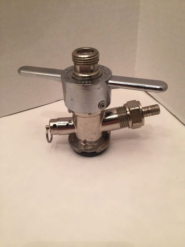 Refurbished perlick metal t handle d system beer coupler tap sankey draft for sale