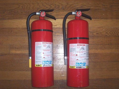 Fire extinguisher - abc dry chemical - lot of 2 (blemished) for sale