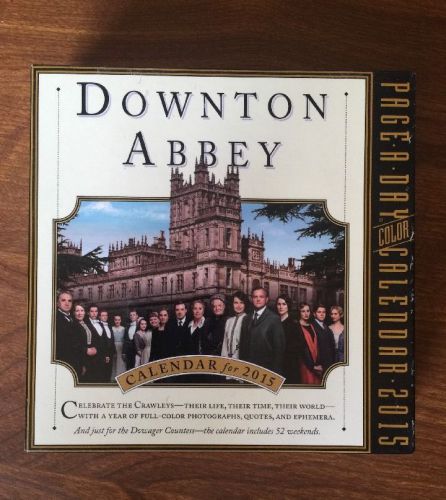 Downtown Abbey 2015 Desk Calendar
