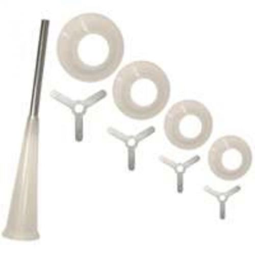 9Pc Univ Snk Stick Funnel Kit WESTON PRODUCTS LLC Funnels 08-2601 White