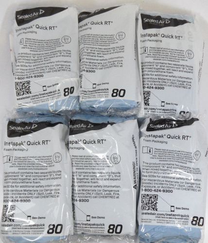 Sealed Air Instapak Quick RT #80 Foam Packaging 22&#034; x 27&#034; lot 6 Bags Instapack