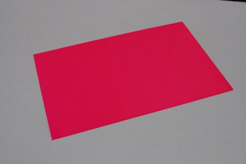 Stahls&#039; fashion-lite heat transfer vinyl craft sheet - neon raspberry -12&#034; x 19&#034; for sale