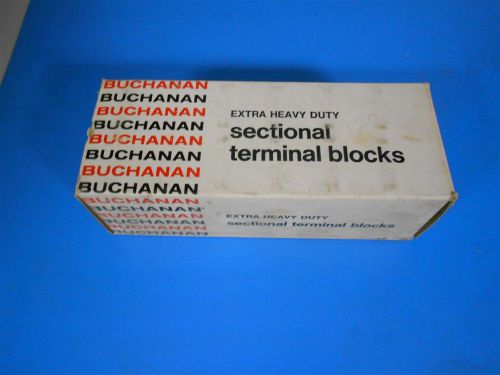 NEW BUCHANAN EXTRA HEAVY DUTY SECTIONAL TERMINAL BLOCKS PN:416
