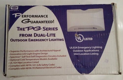 Hubbell lighting - dual-lite pgp-htr emergency light,10w,7in h,11in l for sale
