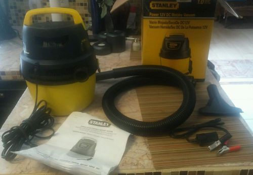 Stanley wet/dry vac vacuum cleaner 12 volt dc-1 gallon-2 hp for sale