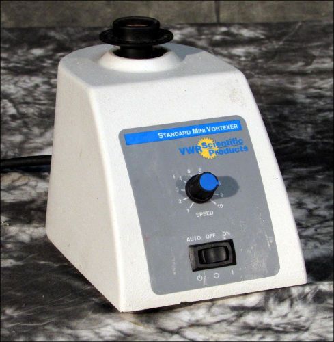 VWR STANDARD MINI VORTEXER, VARIABLE SPEED WITH SINGLE TUBE CUP