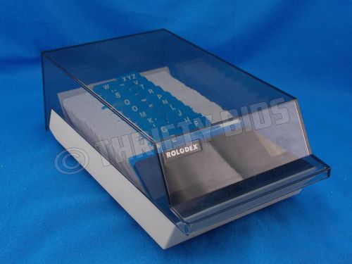 Rolodex VIP24C Covered Card File 200 - 2 1/4&#034; x 4&#034; File Cards Index Dividers L1