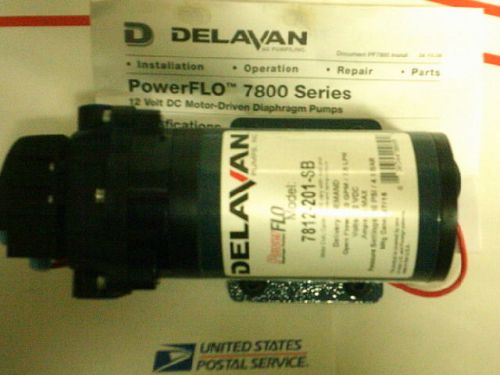 Delavan PowerFLO 7802-201-SB Diaphragm Pump 12V 60 PSI 2.0 GPM On DEMANDMfg 7/16