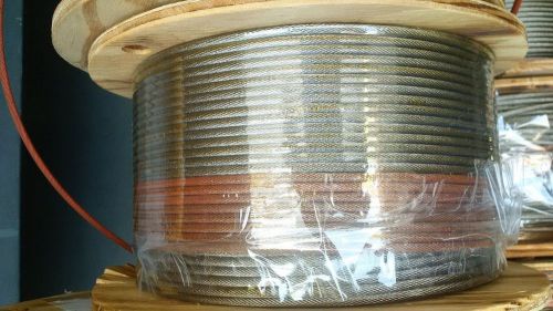 Galvanized wire rope cable 3/8, 300 ft reel for sale