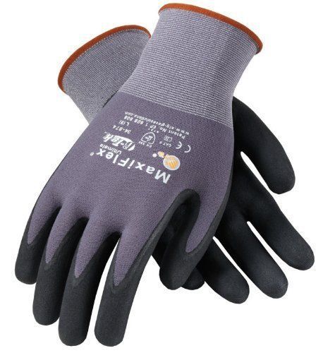 ATG 34-874/L MaxiFlex Ultimate - Nylon, Micro-Foam Nitrile Grip Gloves - - Large