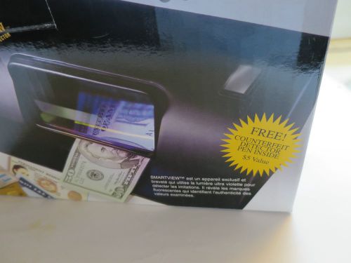 brand new Smartview counterfeit money detector with free detector pin cdx 2000
