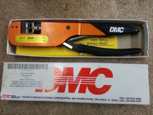 Daniels DMC HX4 M22520/5-01 Crimping Tool interchangeable dies new in box