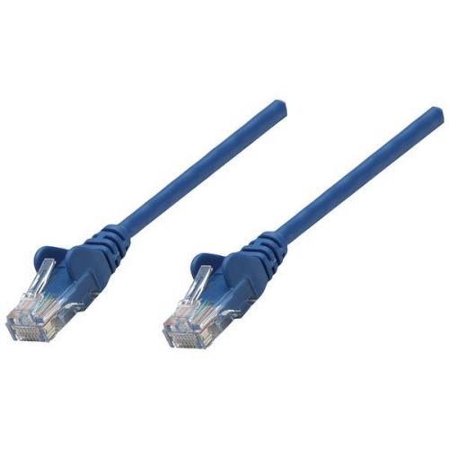 Intellinet 318983 CAT-5E UTP Patch Cable - 7ft - Blue