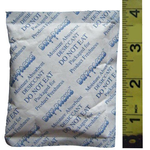 Dry-packs 28gm tyvek silica gel packet, pack of 4 for sale