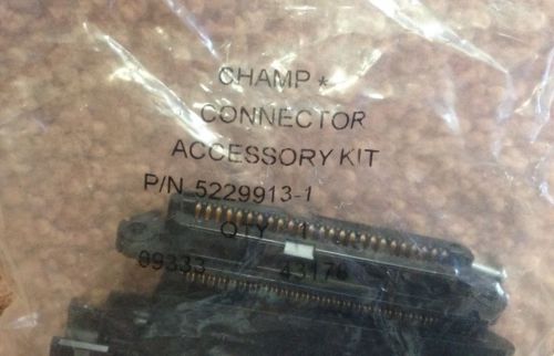 New Champ Accessory Kit P/N 5229913-1  (Amphenol) 50 Pin Female Cable Connector