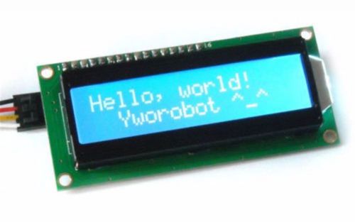 Serial iic/i2c/twi backlit 1602 character lcd module display for arduino blue for sale