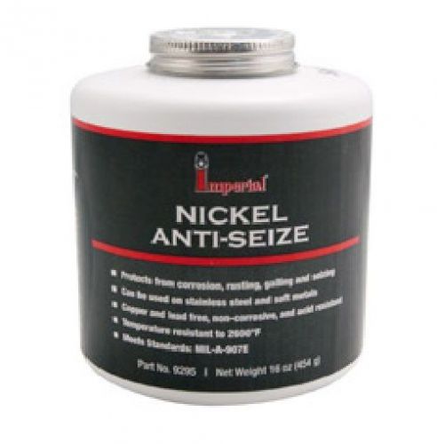 Imperial Nickel Anti-Seize, 16 Oz, Brush Top, Chemical Resistance 9295 |KC3|RL