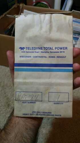 Teledyne total power partnumber p.m. 7 4 quantity:1 spring nos new