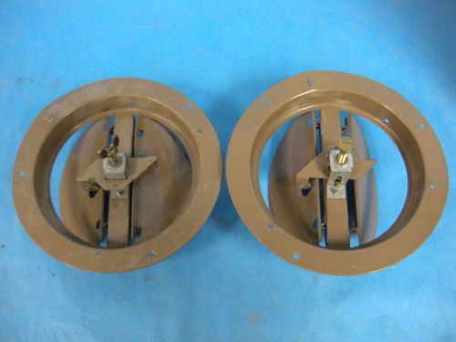Aluminum air vent cover adjustable baffles 6&#034; lot of 2 for sale