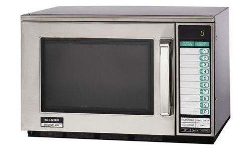 Brand new sharp r-25jtf heavy duty commercial microwave oven 2100 watts 1600w for sale