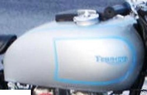 TRIUMPH GP LOOK ALIKE GAS FUEL PETROL TANK ALUMINUM ALLOY