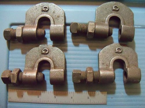 (4) beam clamps c clamps g brand 5/8&#034; for sale