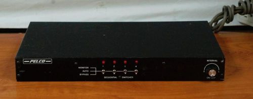 PELCO VS504H VIDEO SEQUENTIAL SWITCHER !!   L196