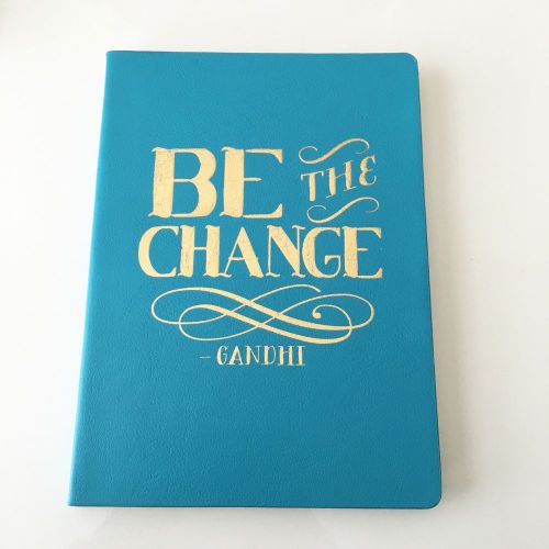 Travel / Inspire Wisdom be the change Journal/quote Notebook Planner