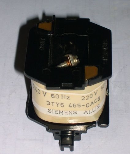 Siemens, coil kit 240 volts, 3ty6465-0ac8 for sale