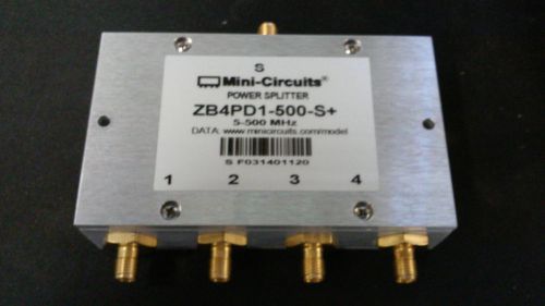 NEW Mini-Circuits Power Splitter ZB4PD1-500+ 5-500mhz