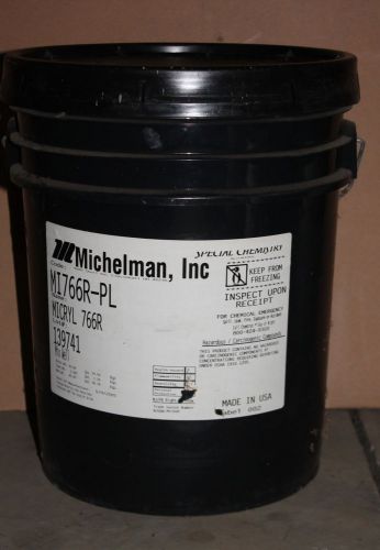 Clear acrylic coating, micryl 766r-pl, michelman, 5 gallons for sale