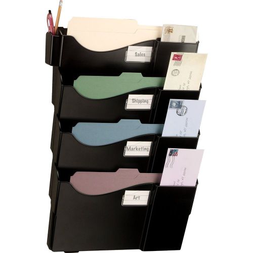 Officemate Grande Central Filing System, Letter/A4 and Legal Size, 4 Pockets,