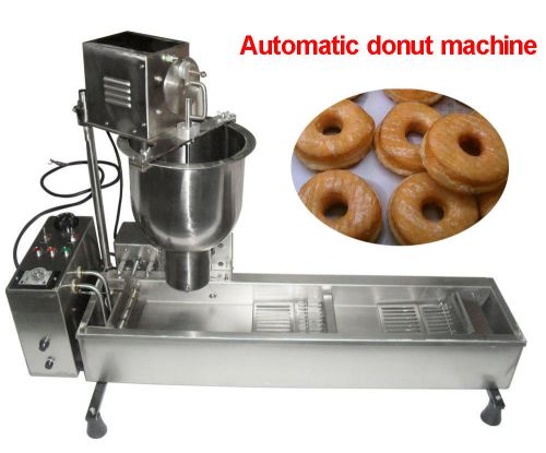 Commercial automatic donut maker making machine, wider oil tank, 3 sets mold for sale