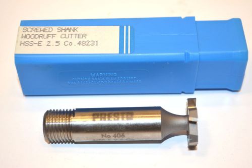 NOS PRESTO UK #406 HSS Woodruff Key Seat Cutter 3/4&#034; x 1/8&#034; x 1/2&#034; Shank WRNA42A