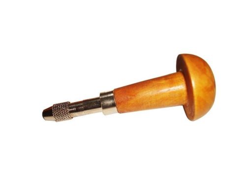 Wood Steel Ball Head Pin Vise / Tong 70mm Long Jewelry Craft Hobby Drill Tool